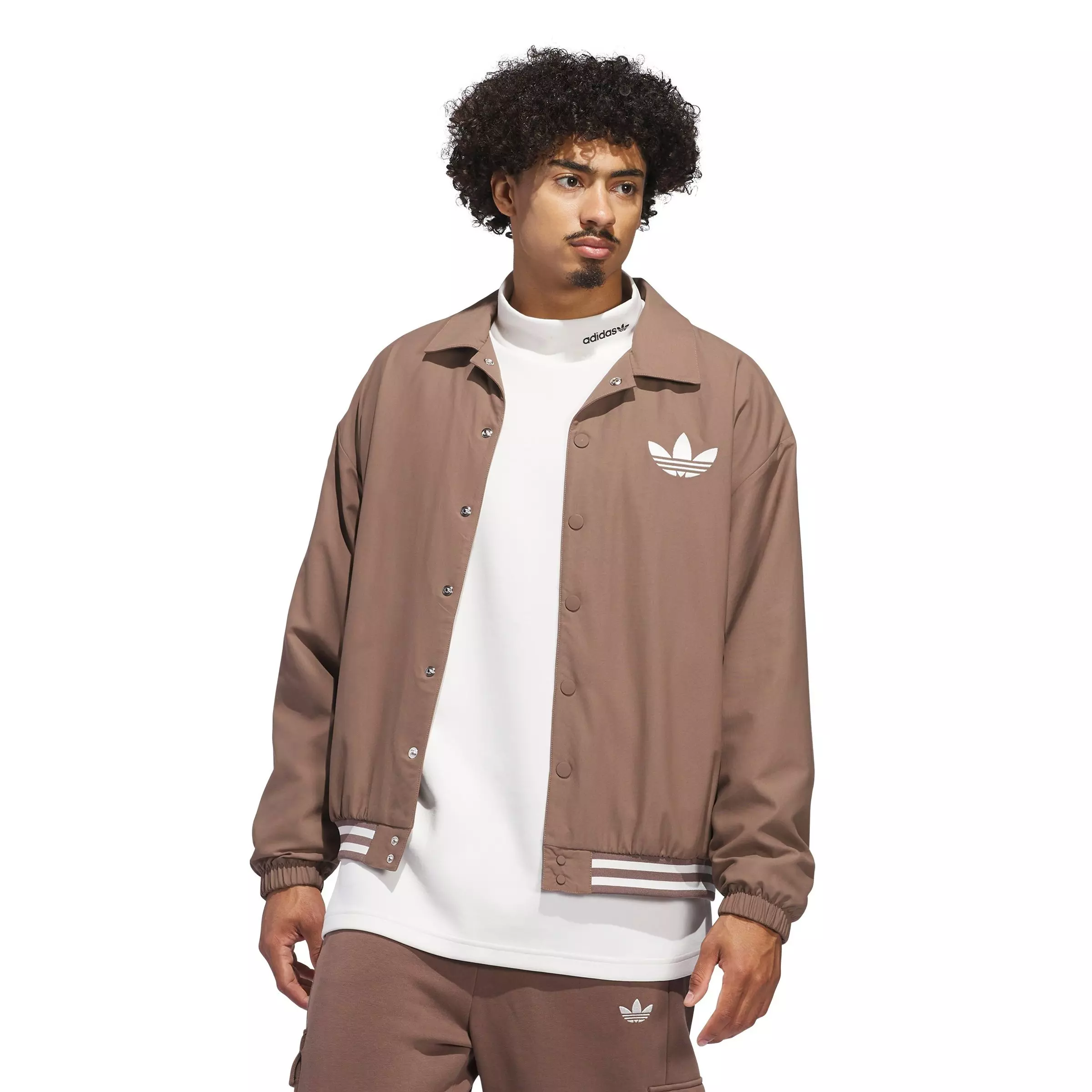 adidas Originals Men's Coach Jacket - Brown